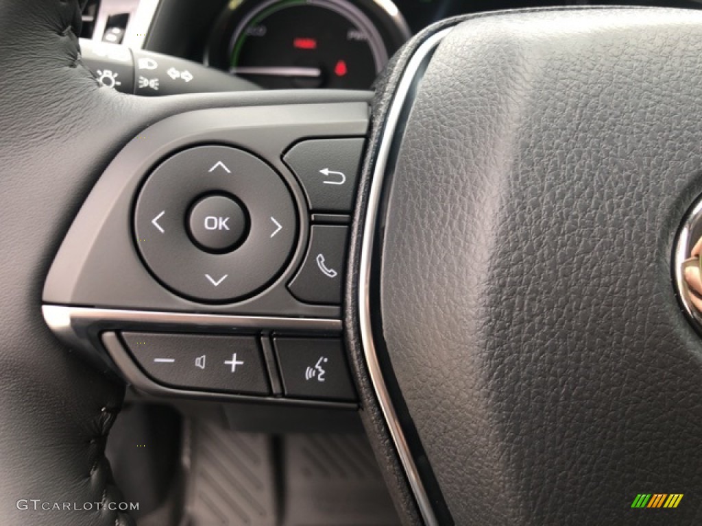 2020 Toyota Camry Hybrid XLE Black Steering Wheel Photo #139707261
