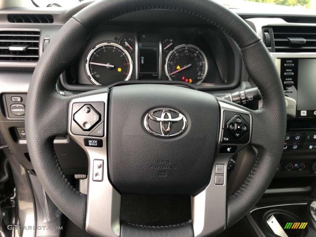 2021 Toyota 4Runner Limited 4x4 Black/Graphite Steering Wheel Photo #139707723