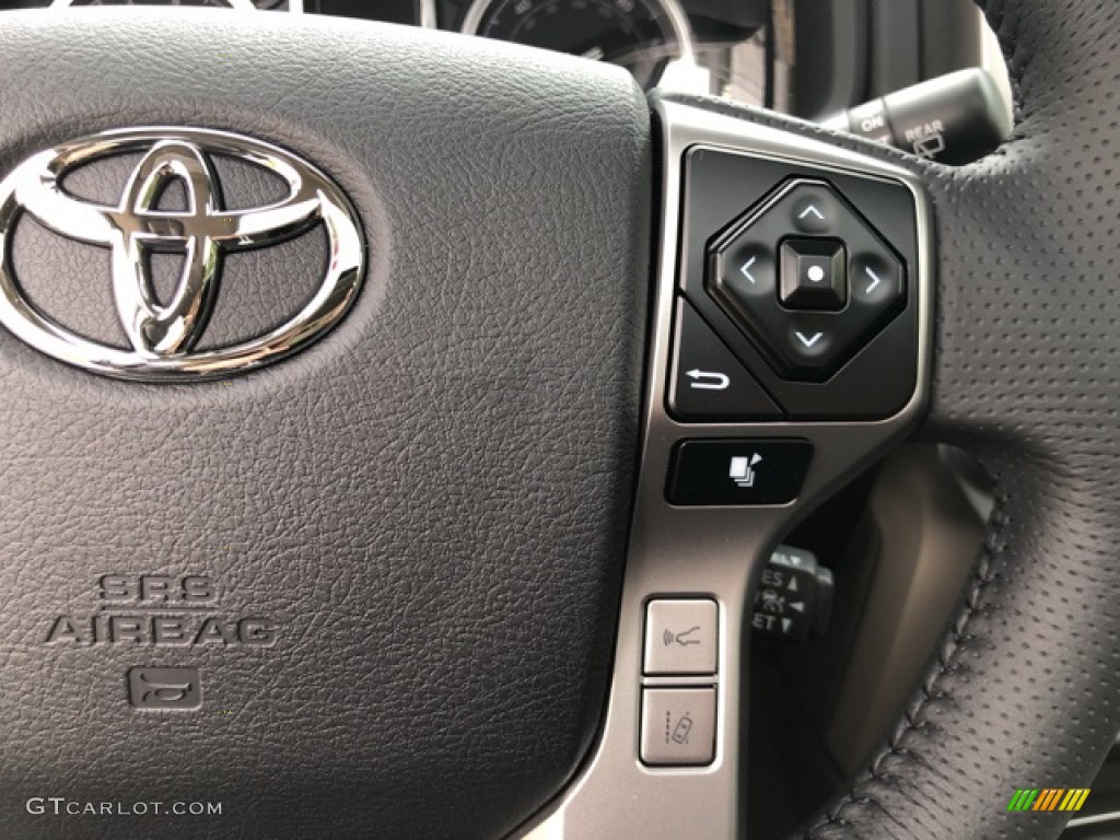 2021 Toyota 4Runner Limited 4x4 Black/Graphite Steering Wheel Photo #139707738