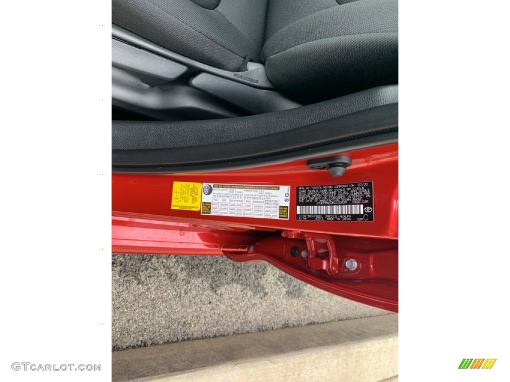 2021 Corolla LE - Barcelona Red Metallic / Black photo #38