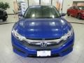 2018 Aegean Blue Metallic Honda Civic EX Sedan  photo #2