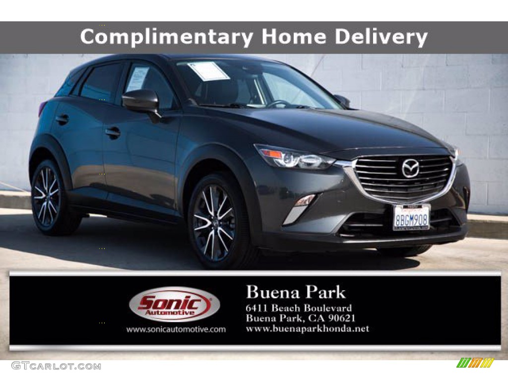 2018 CX-3 Touring - Machine Gray Metallic / Black photo #1