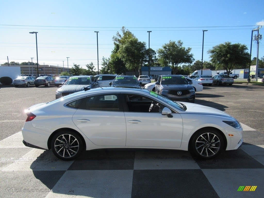 2020 Sonata Limited - Quartz White / Black photo #3