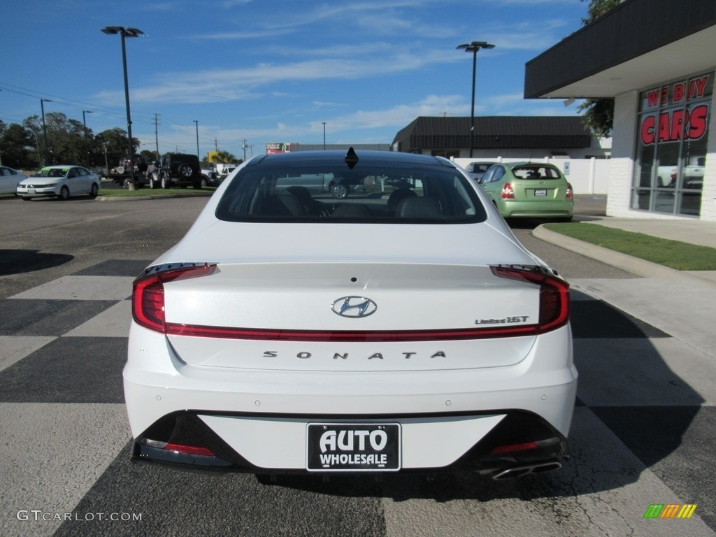 2020 Sonata Limited - Quartz White / Black photo #4