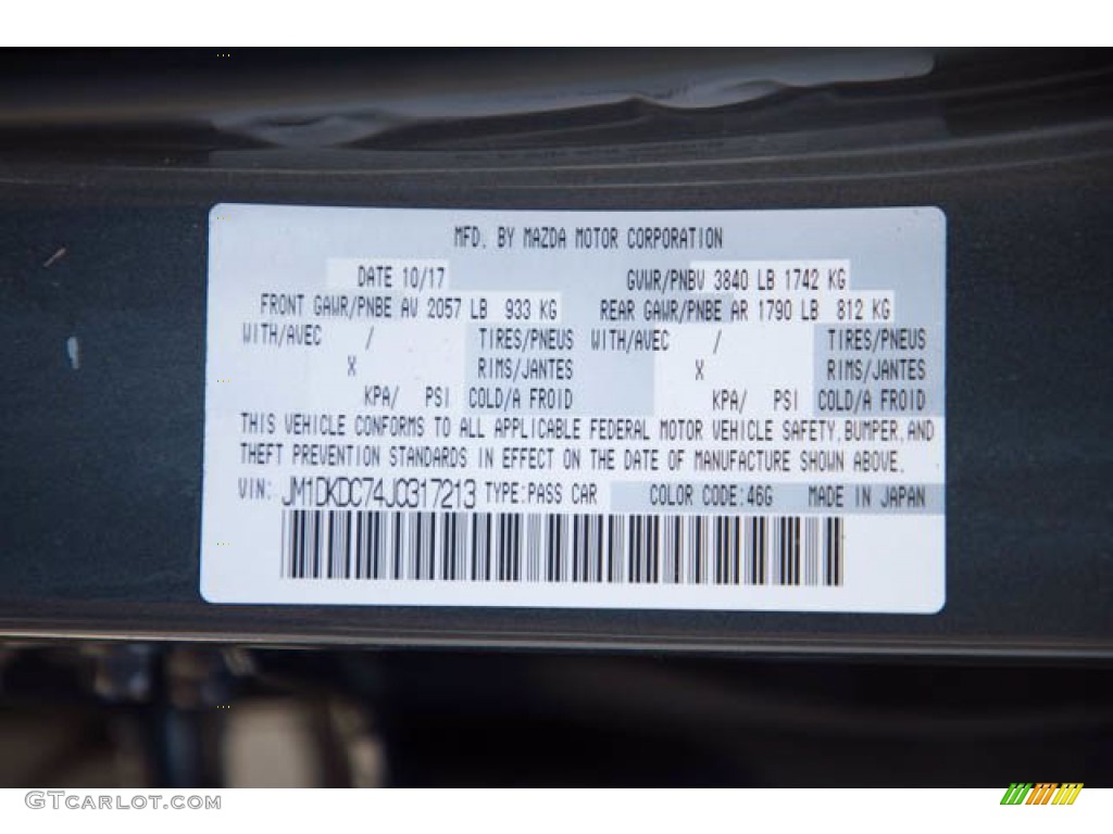 2018 Mazda CX-3 Touring Color Code Photos
