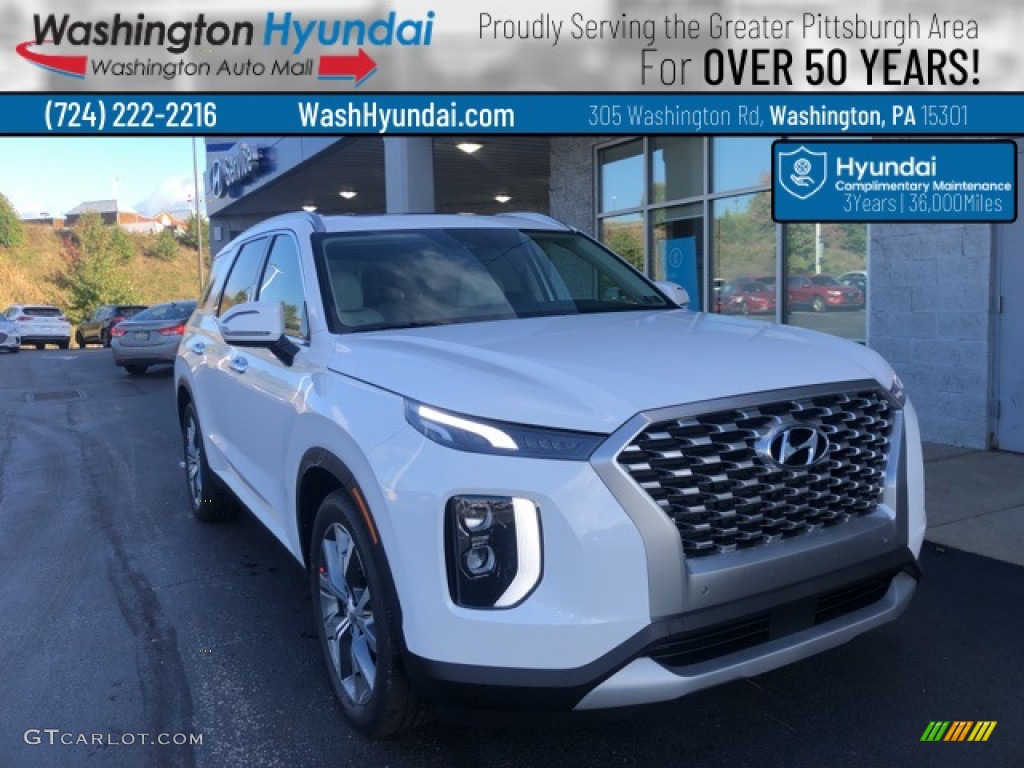 Hyper White Hyundai Palisade