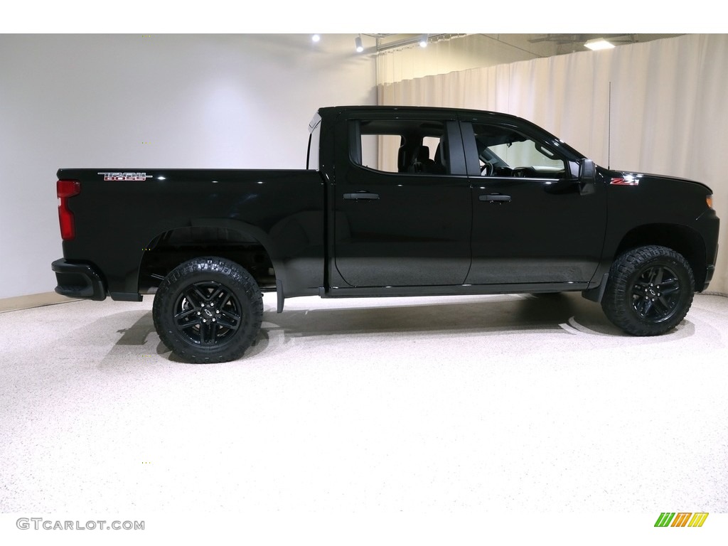 2019 Silverado 1500 Custom Z71 Trail Boss Crew Cab 4WD - Black / Jet Black photo #5