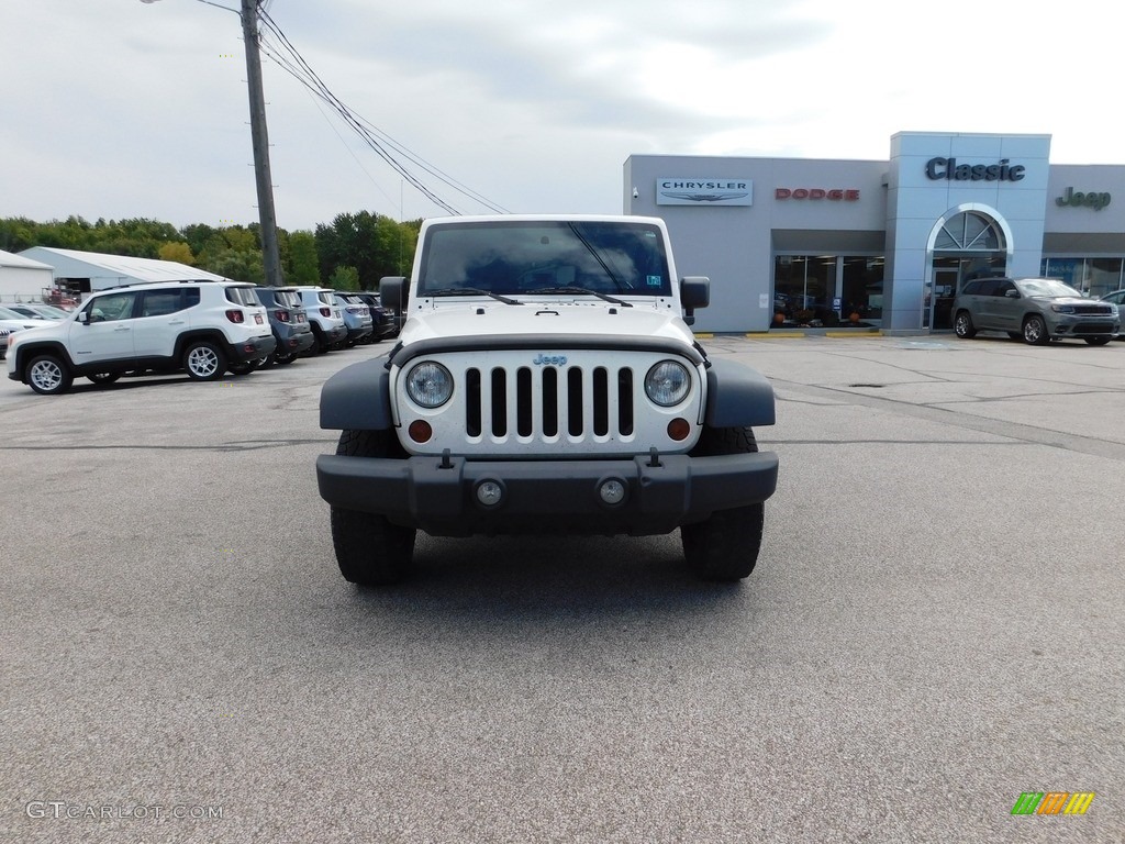 2010 Wrangler Unlimited Sport 4x4 - Stone White / Dark Slate Gray/Medium Slate Gray photo #2
