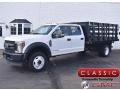 Oxford White 2018 Ford F550 Super Duty XL Crew Cab 4x4 Chassis