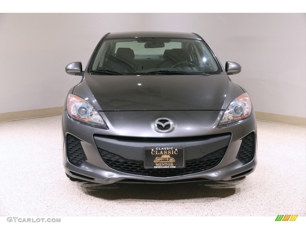 2012 MAZDA3 i Touring 4 Door - Graphite Mica / Black photo #2