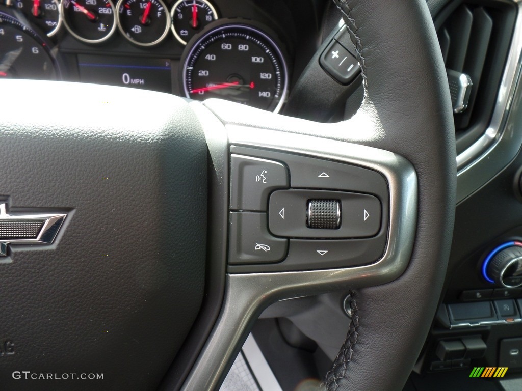 2020 Chevrolet Silverado 1500 RST Crew Cab 4x4 Jet Black Steering Wheel Photo #139712236