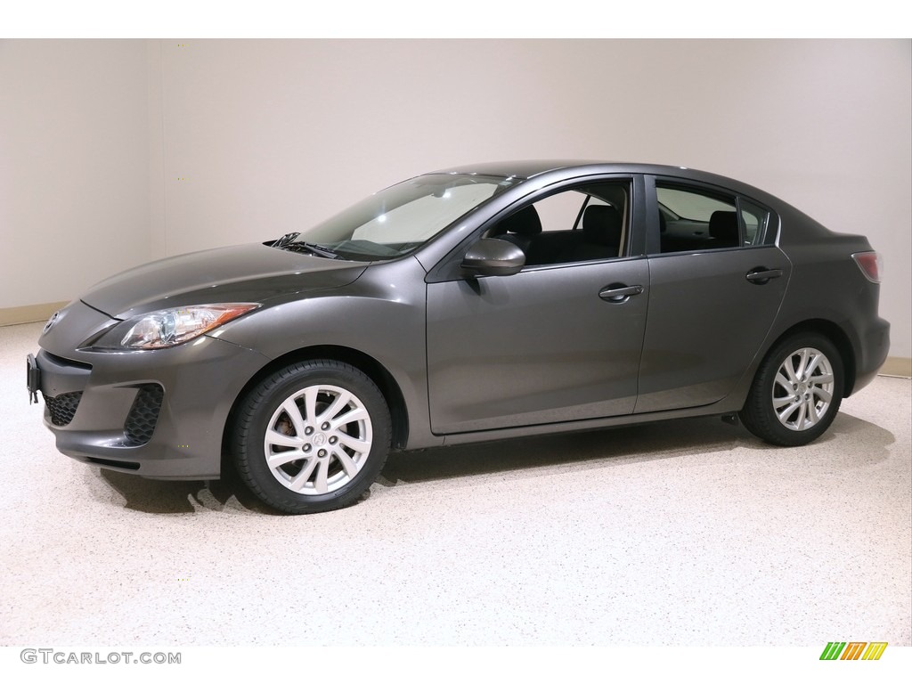 2012 MAZDA3 i Touring 4 Door - Graphite Mica / Black photo #3