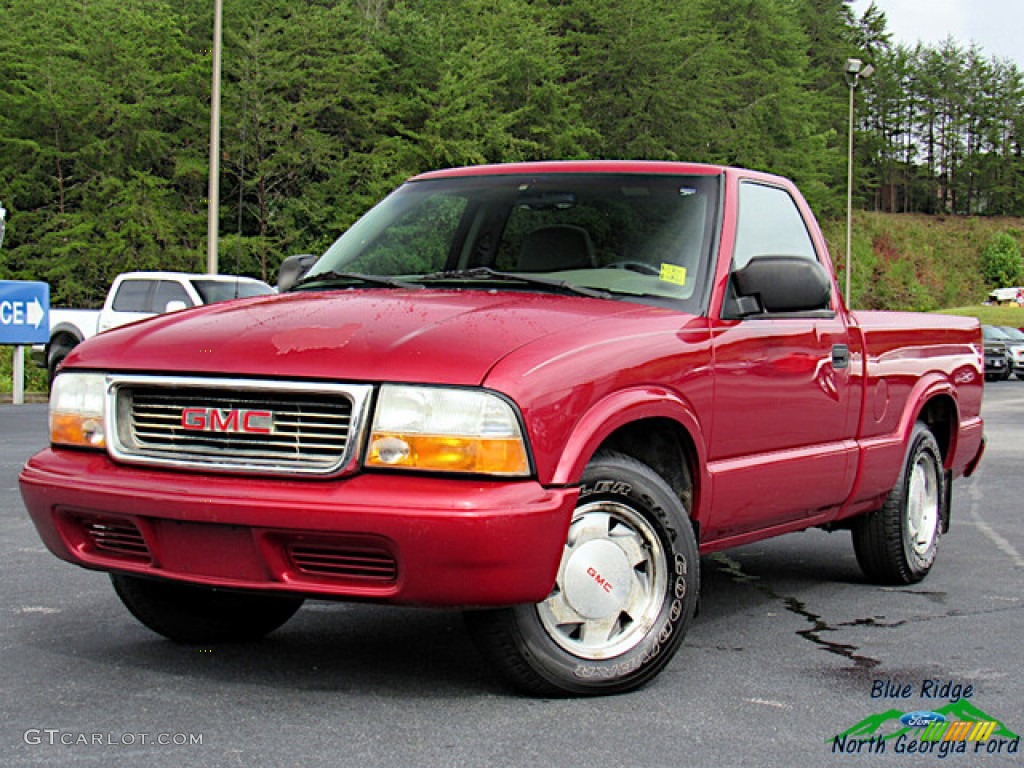 Dark Cherry Red Metallic 2003 GMC Sonoma SLS Regular Cab Exterior Photo #139712248