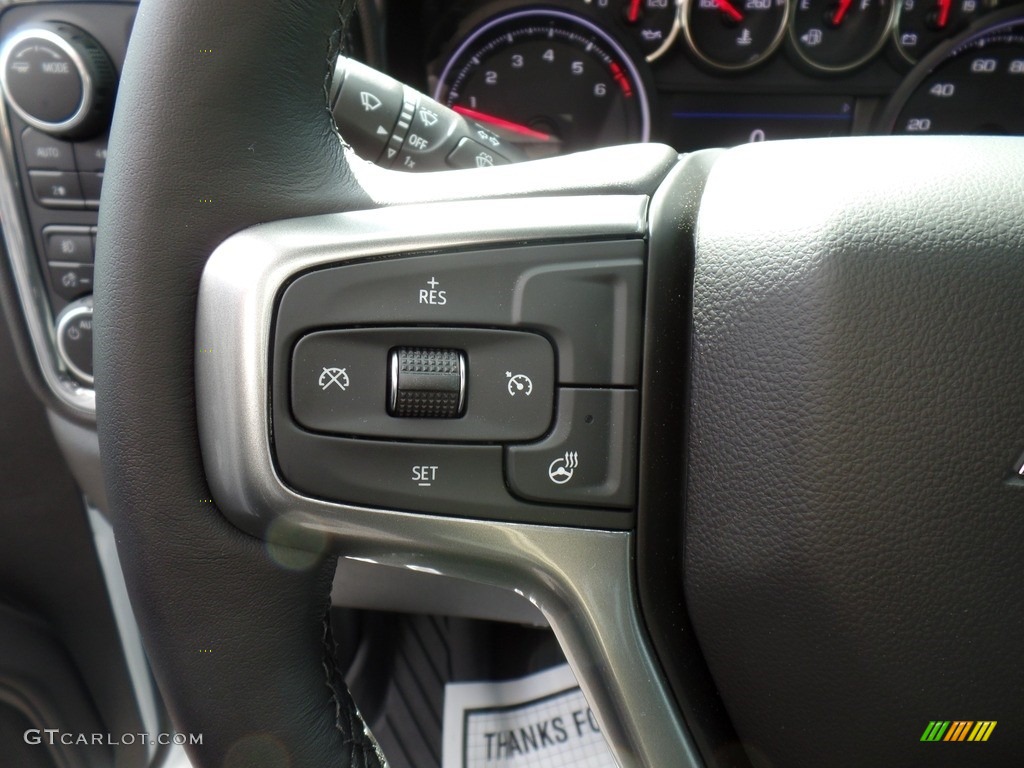 2020 Chevrolet Silverado 1500 RST Crew Cab 4x4 Jet Black Steering Wheel Photo #139712260