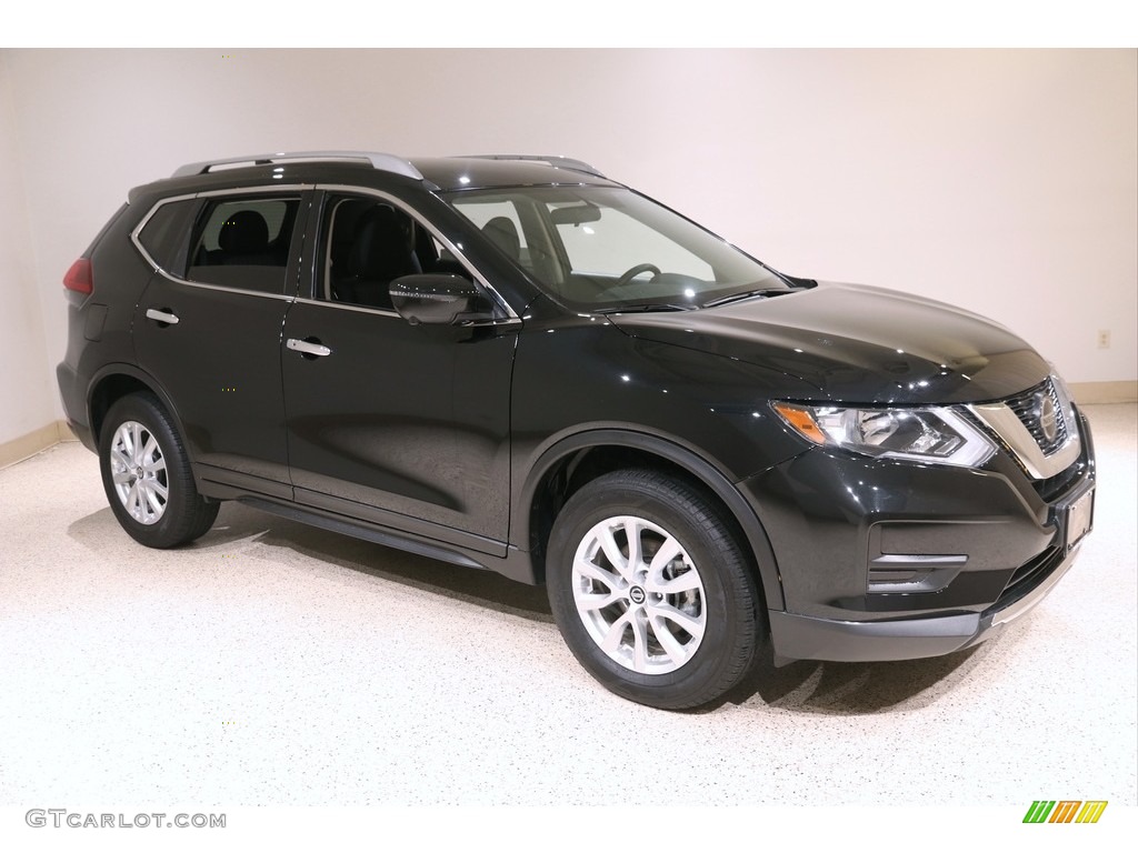 Magnetic Black 2018 Nissan Rogue SV AWD Exterior Photo #139714912