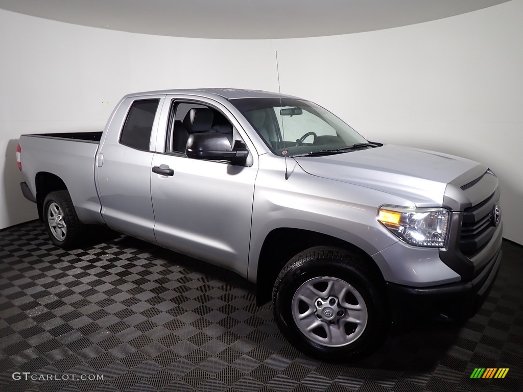 Silver Sky Metallic 2014 Toyota Tundra SR Double Cab Exterior Photo #139715287