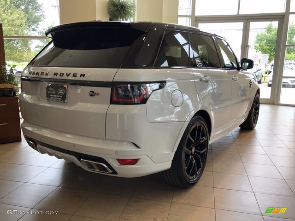 2020 Range Rover Sport SVR - Yulong White Metallic / Ebony/Pimento photo #3