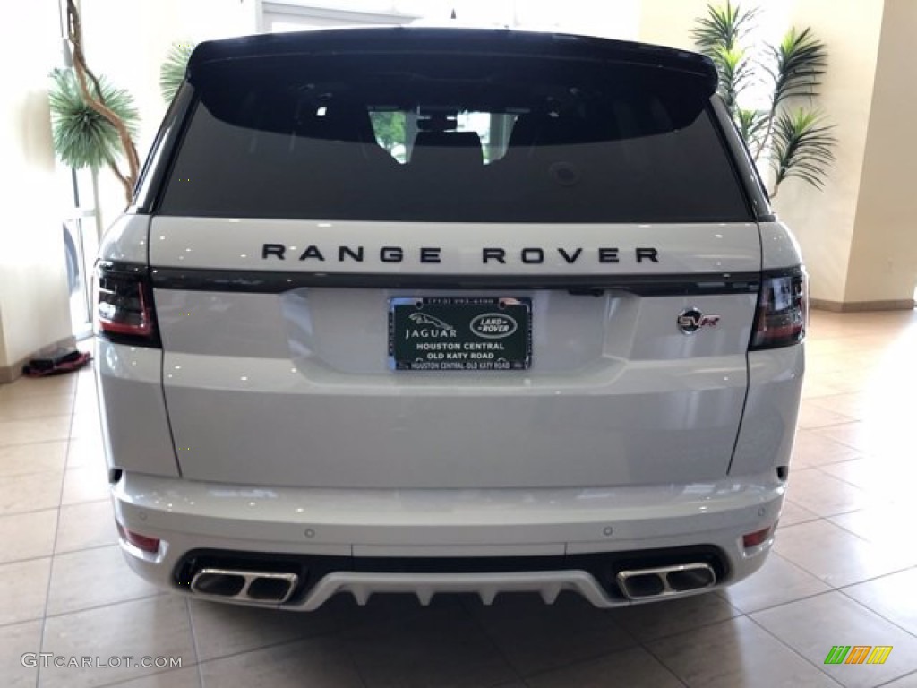2020 Range Rover Sport SVR - Yulong White Metallic / Ebony/Pimento photo #8