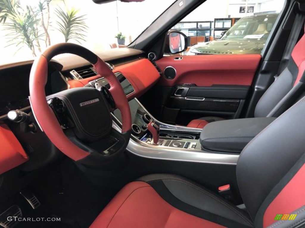2020 Range Rover Sport SVR - Yulong White Metallic / Ebony/Pimento photo #17