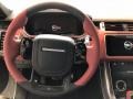 Ebony/Pimento 2020 Land Rover Range Rover Sport SVR Steering Wheel