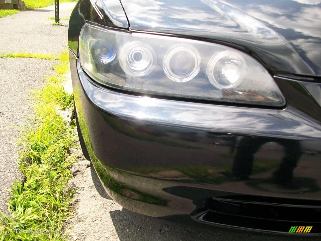 1999 Accord EX-L Coupe - Flamenco Black Pearl / Charcoal photo #6