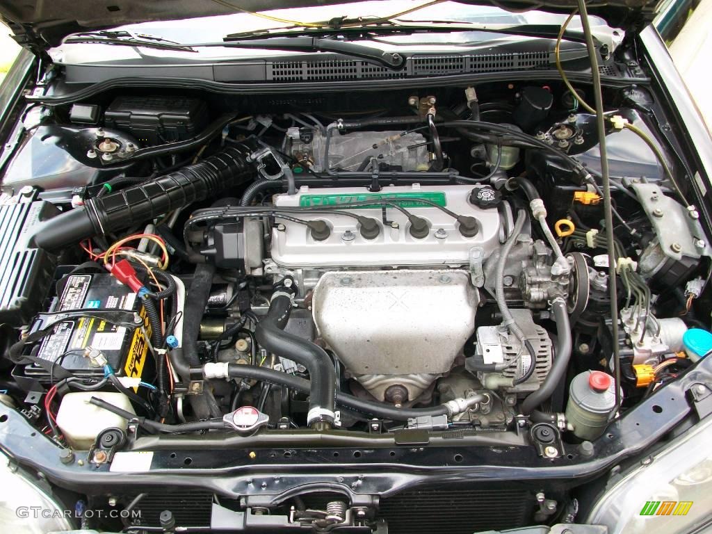 1999 Accord EX-L Coupe - Flamenco Black Pearl / Charcoal photo #7
