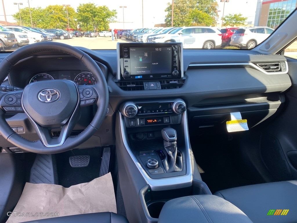 2021 RAV4 XLE AWD Hybrid - Midnight Black Metallic / Black photo #4