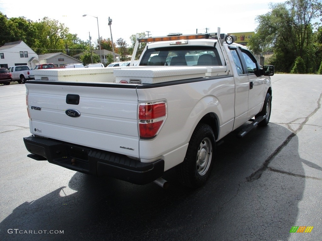 2014 F150 XL SuperCab - Oxford White / Steel Grey photo #4