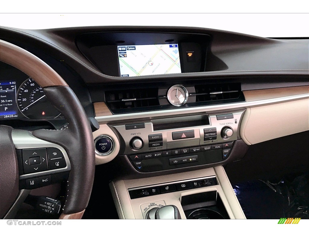 2016 Lexus ES 300h Hybrid Parchment Dashboard Photo #139719978