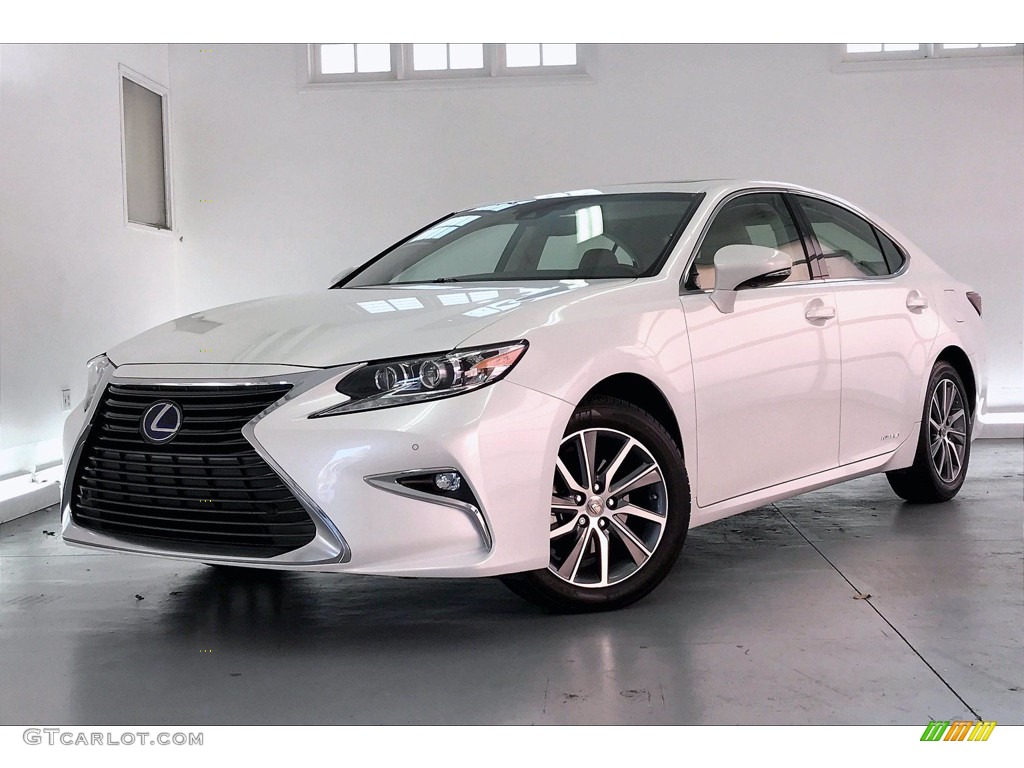 Eminent White Pearl 2016 Lexus ES 300h Hybrid Exterior Photo #139720012