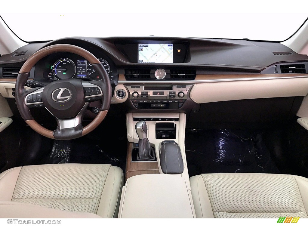 2016 Lexus ES 300h Hybrid Parchment Dashboard Photo #139720027