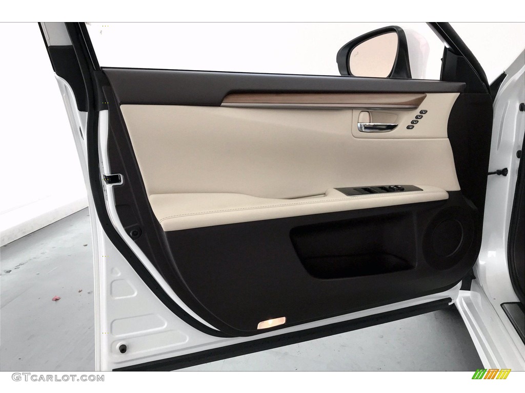 2016 Lexus ES 300h Hybrid Parchment Door Panel Photo #139720051