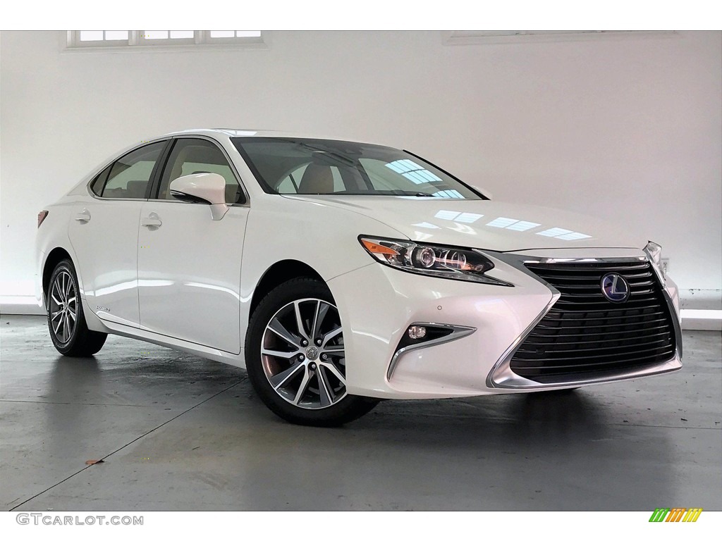 Eminent White Pearl 2016 Lexus ES 300h Hybrid Exterior Photo #139720078
