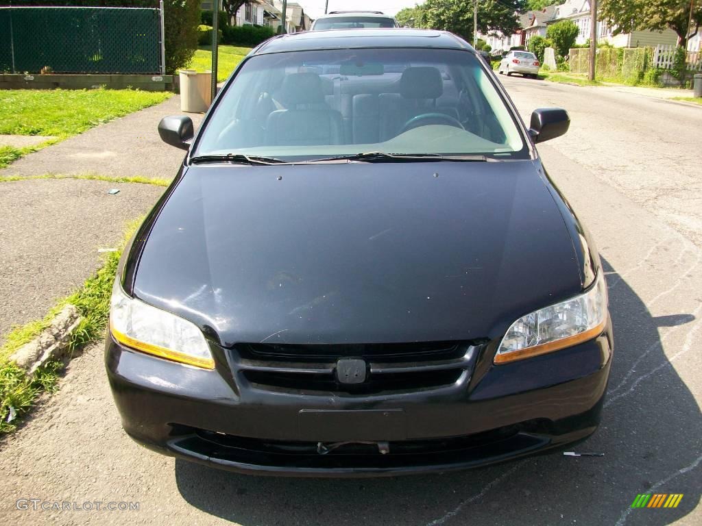 1999 Accord EX-L Sedan - Flamenco Black Pearl / Charcoal photo #1