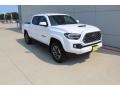 Super White 2021 Toyota Tacoma TRD Sport Double Cab 4x4 Exterior