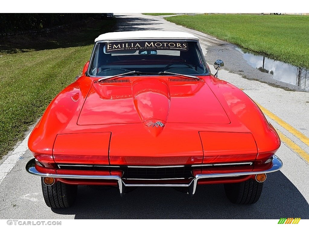 Rally Red 1965 Chevrolet Corvette Sting Ray Convertible Exterior Photo #139720800