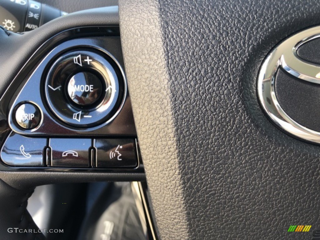 2021 Toyota Prius XLE AWD-e Black Steering Wheel Photo #139720846