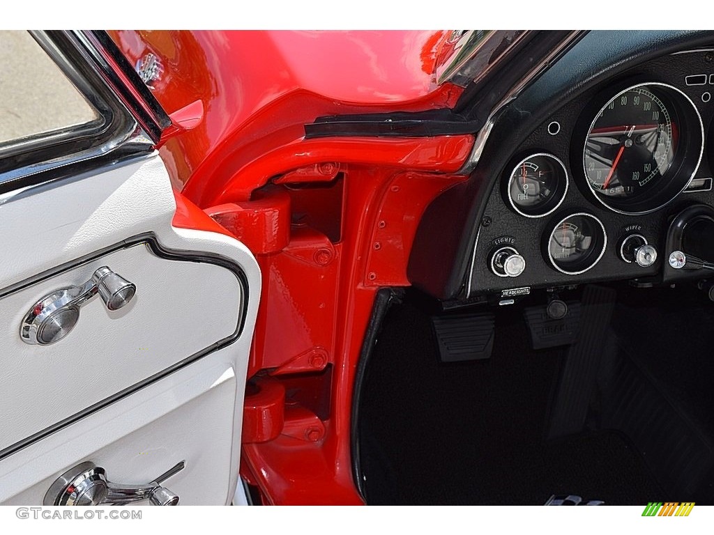 1965 Corvette Sting Ray Convertible - Rally Red / White photo #51