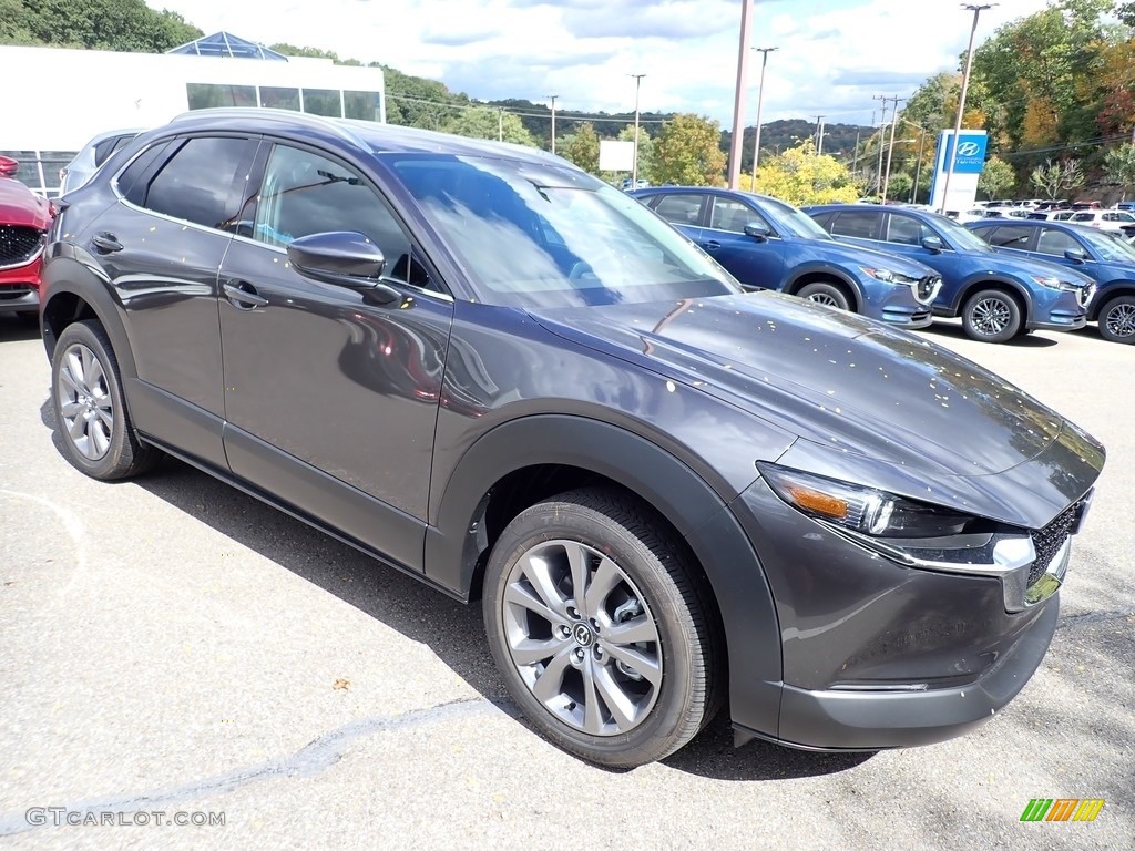 Machine Gray Metallic 2021 Mazda CX-30 Premium AWD Exterior Photo #139721904