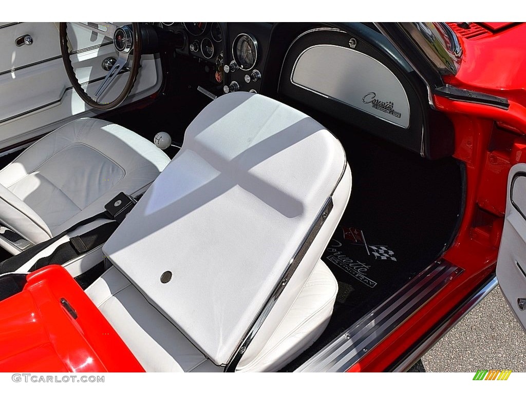 1965 Corvette Sting Ray Convertible - Rally Red / White photo #62