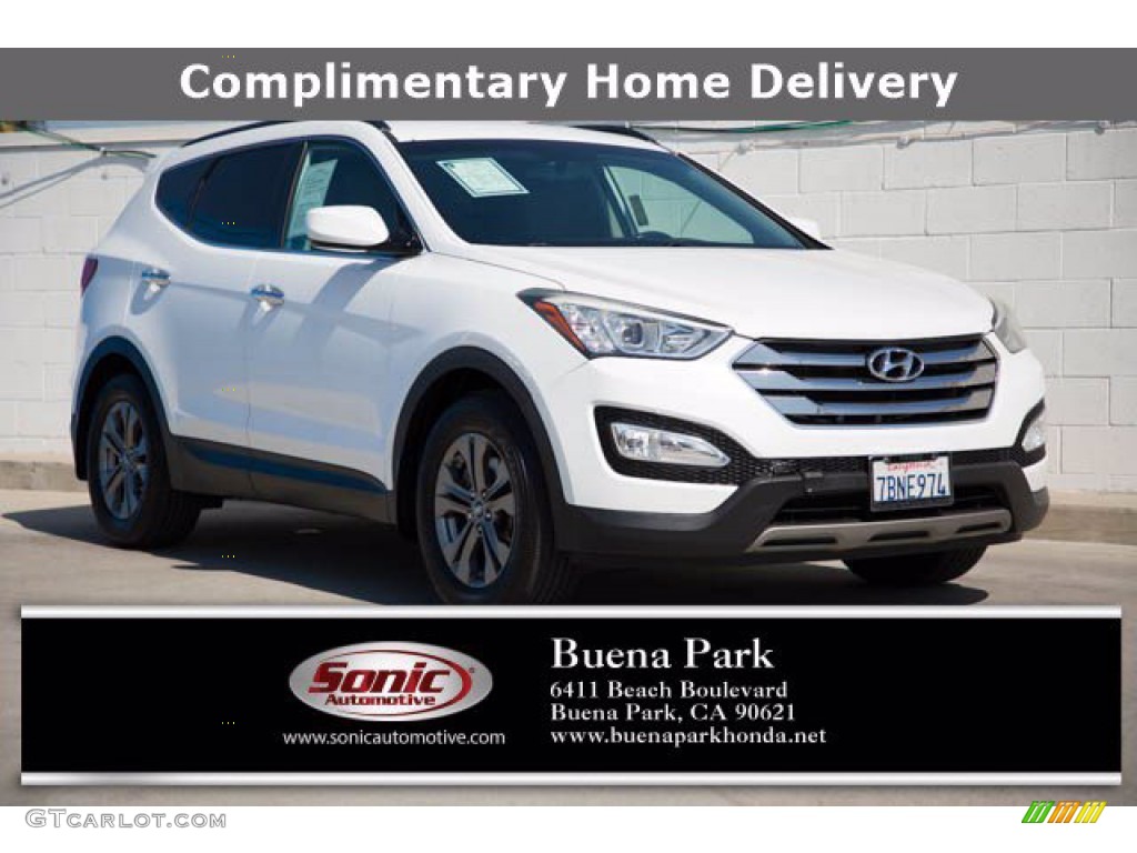 2013 Santa Fe Sport - Frost White Pearl / Gray photo #1