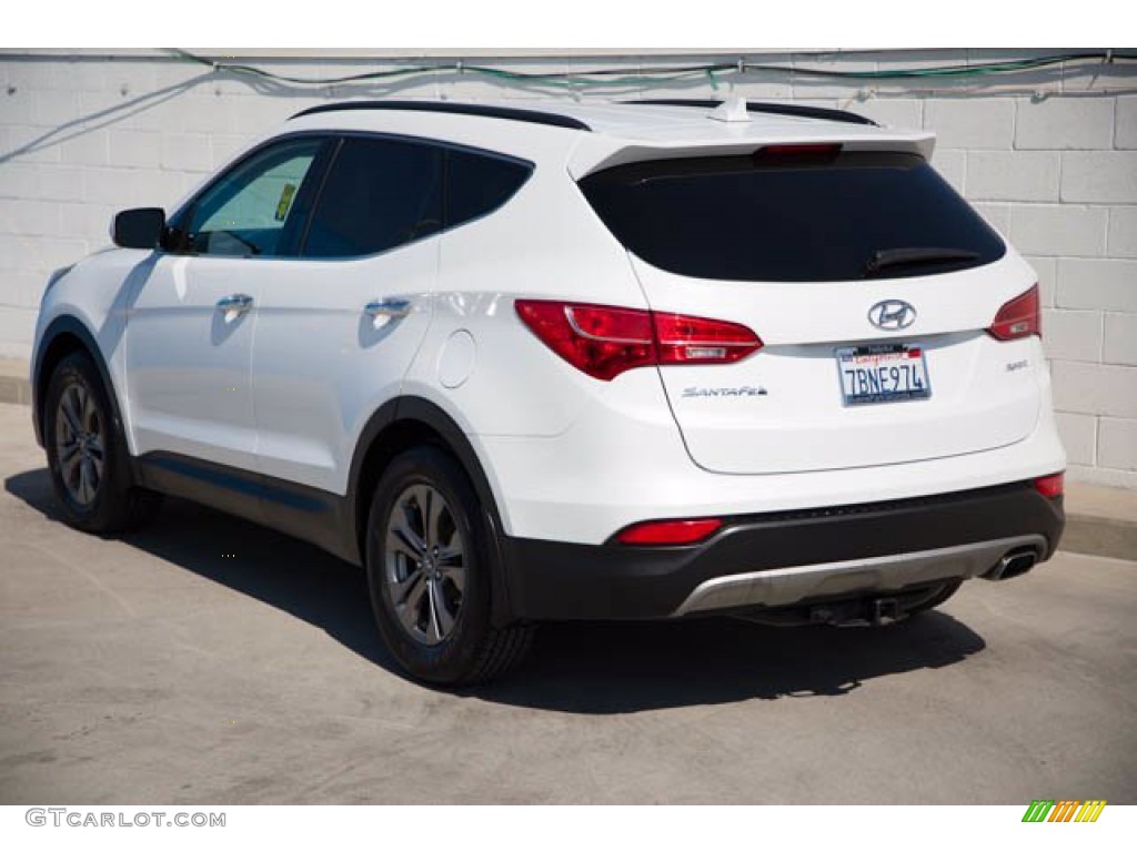 2013 Santa Fe Sport - Frost White Pearl / Gray photo #2