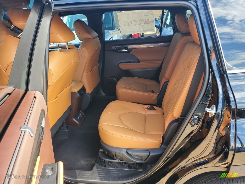 2021 Toyota Highlander Hybrid Platinum AWD Rear Seat Photo #139722840