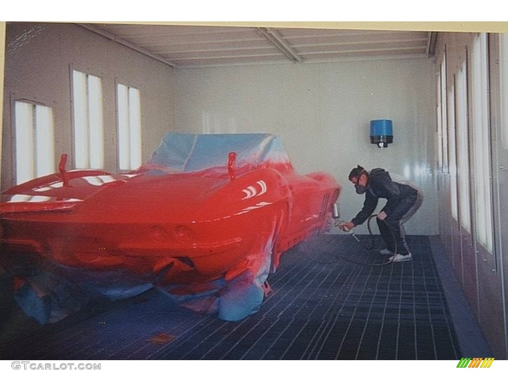 1965 Corvette Sting Ray Convertible - Rally Red / White photo #107