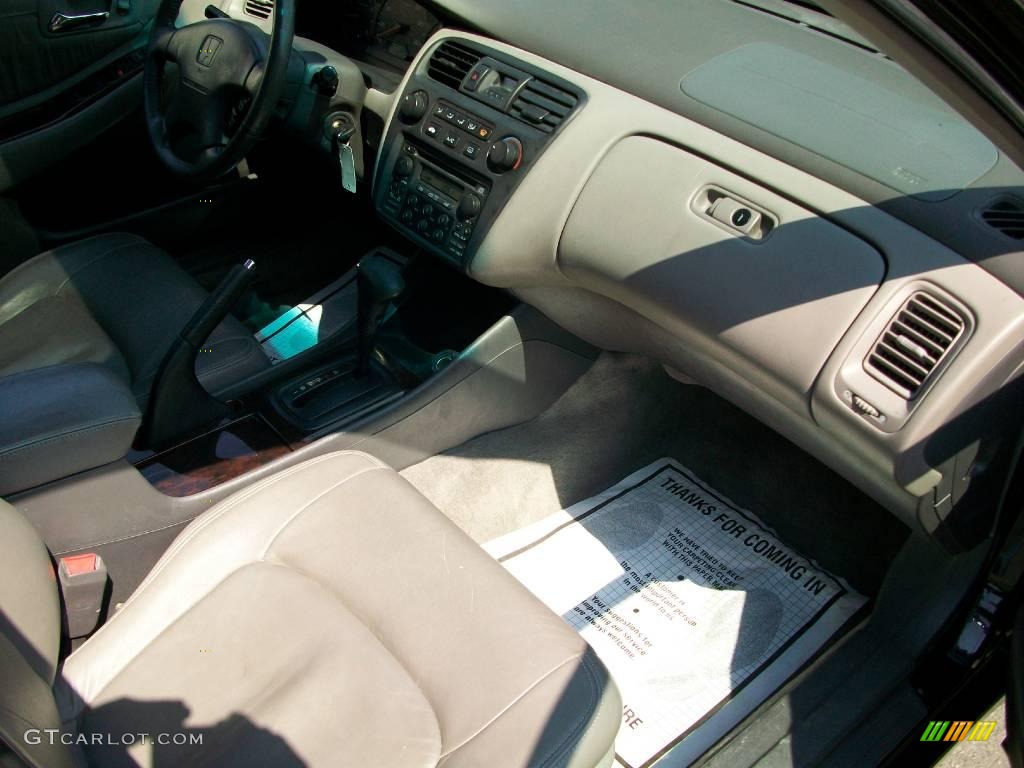 1999 Accord EX-L Sedan - Flamenco Black Pearl / Charcoal photo #13