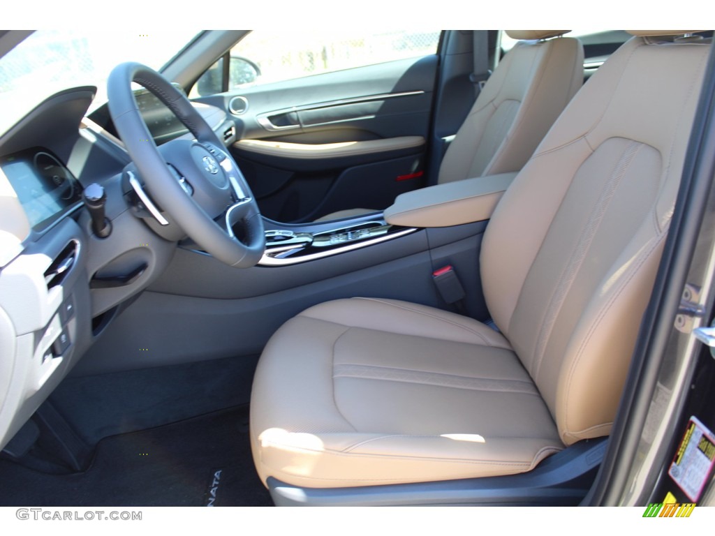 2021 Sonata Limited - Portofino Gray / Dark Gray/Camel photo #10