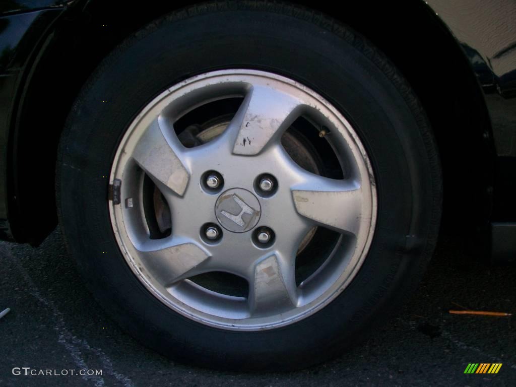 1999 Accord EX-L Sedan - Flamenco Black Pearl / Charcoal photo #16