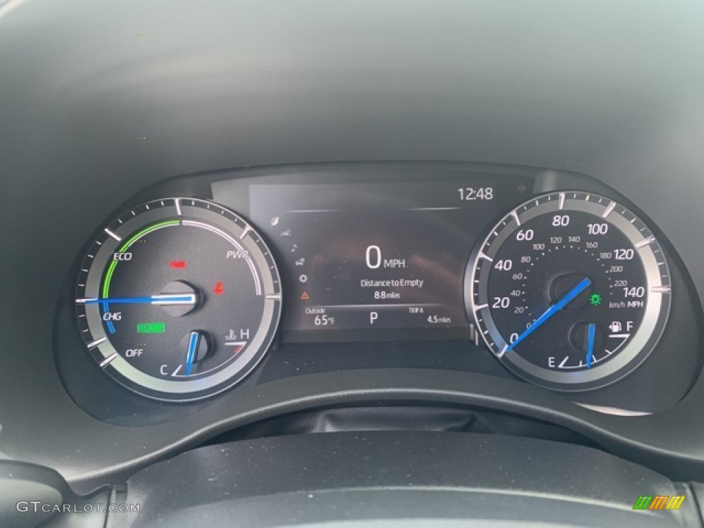 2021 Toyota Highlander Hybrid Limited AWD Gauges Photo #139723755