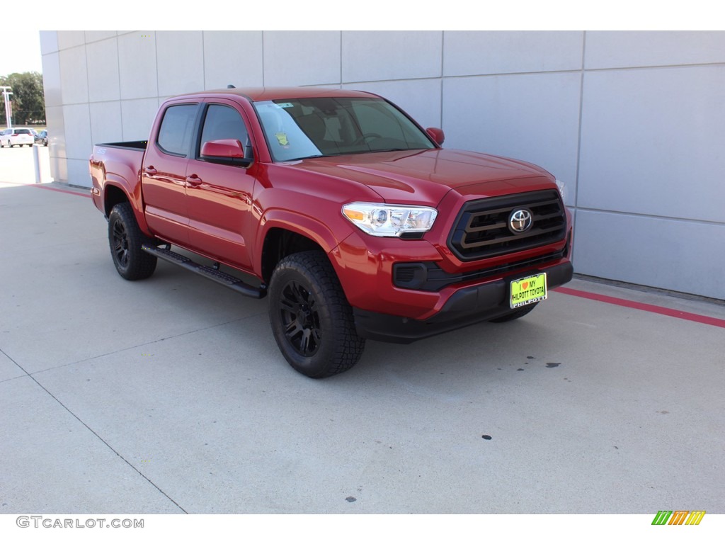 2020 Tacoma TSS Off Road Double Cab - Barcelona Red Metallic / Cement photo #2