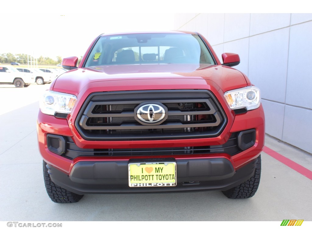 2020 Tacoma TSS Off Road Double Cab - Barcelona Red Metallic / Cement photo #3